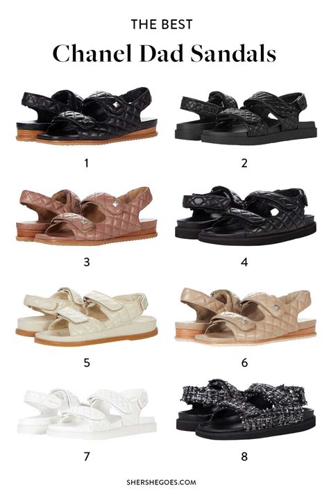 fake chanel sandles|Chanel inspired sandals.